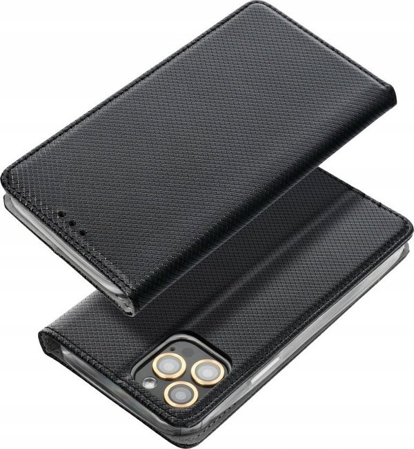OEM Kabura Smart Case βιβλίο για MOTOROLA MOTO E40 μαύρο