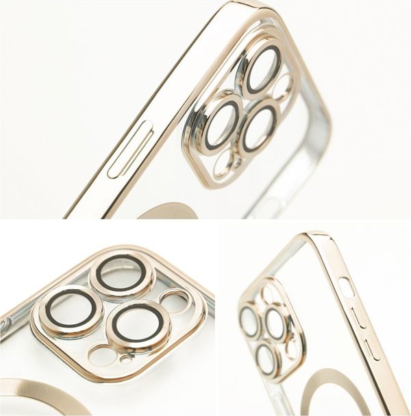 OEM Θήκη ELECTRO MAG COVER συμβατή με MagSafe για IPHONE 13 χρυσό