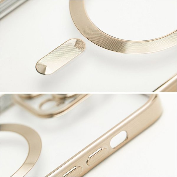 OEM Θήκη ELECTRO MAG COVER συμβατή με MagSafe για IPHONE 13 χρυσό
