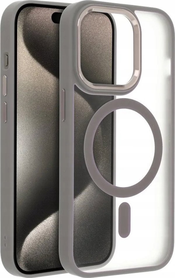 OEM Θήκη MATTE MAG COVER συμβατή με MagSafe για IPHONE 16 Pro Max τιτάνιο