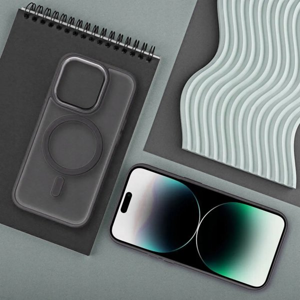 OEM Θήκη MATTE MAG COVER συμβατή με MagSafe για IPHONE 16 Pro Max τιτάνιο