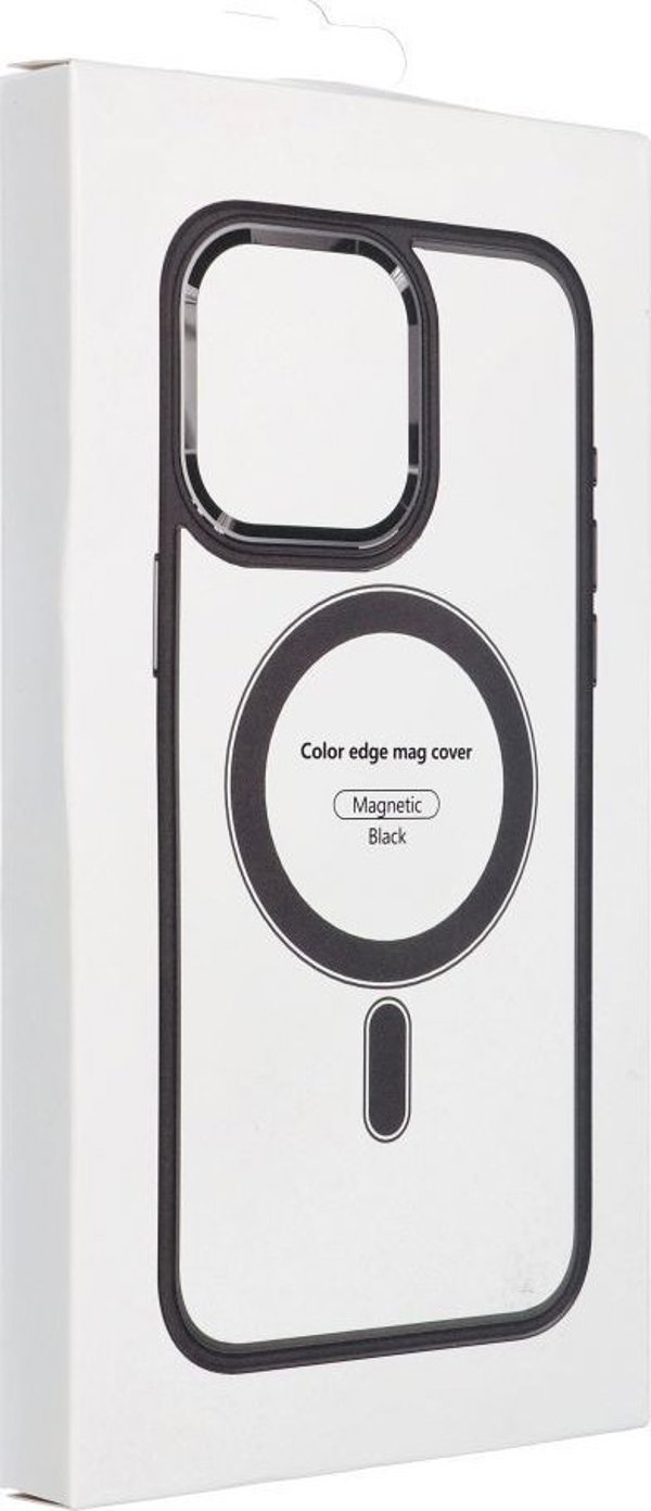 OEM Θήκη COLOR EDGE MAG COVER συμβατή με MagSafe για IPHONE 16 μαύρο