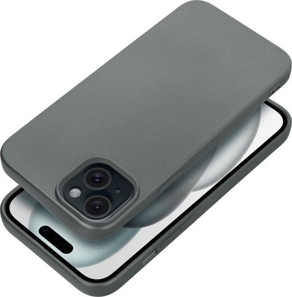 OEM Θήκη METALLIC για IPHONE 15 Plus γκρι