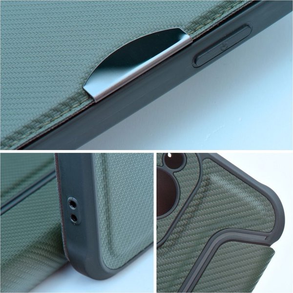 OEM Θήκη RAZOR Book για SAMSUNG A34 5G σκούρο πράσινο