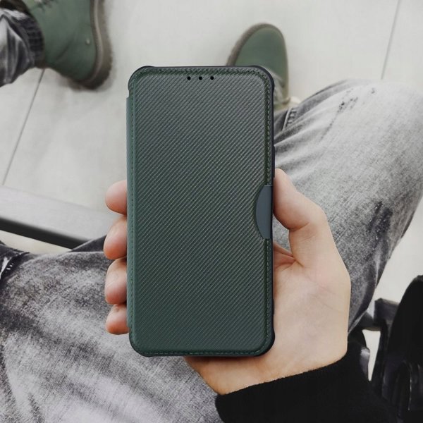 OEM Kabura RAZOR Book για το XIAOMI Redmi 13C σκούρο πράσινο