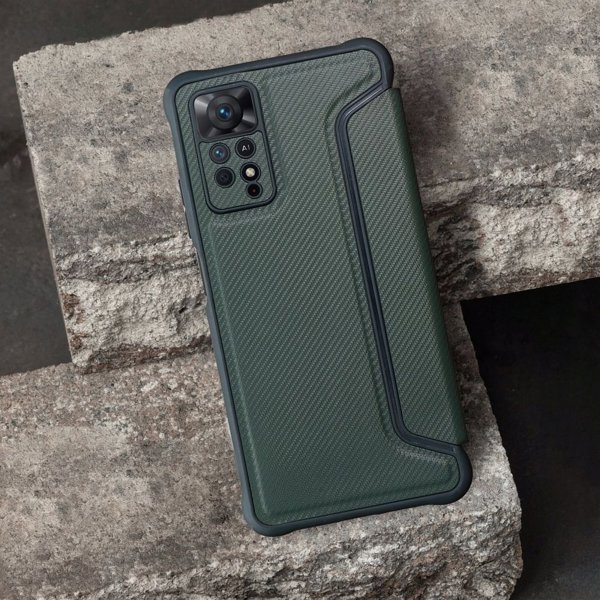 OEM Kabura RAZOR Book για το XIAOMI Redmi 13C σκούρο πράσινο