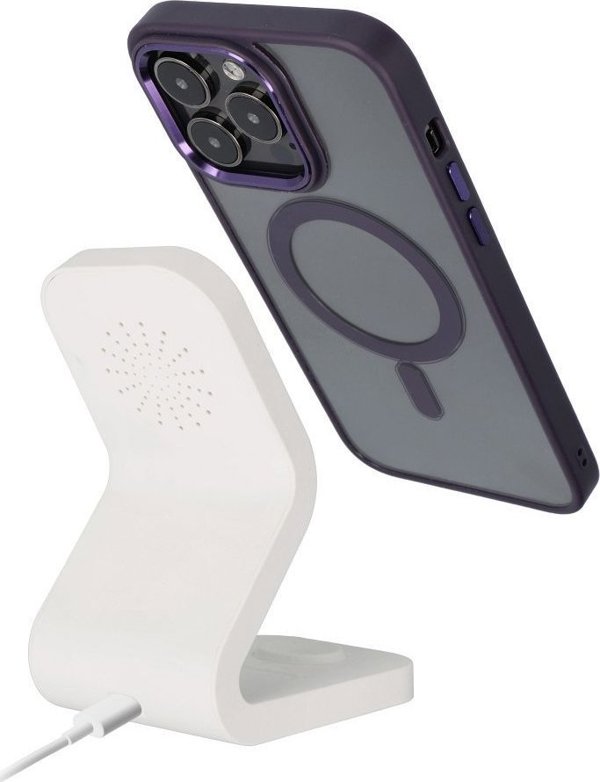 OEM Θήκη COLOR EDGE MAG COVER συμβατή με MagSafe για IPHONE 15 Pro Max μωβ