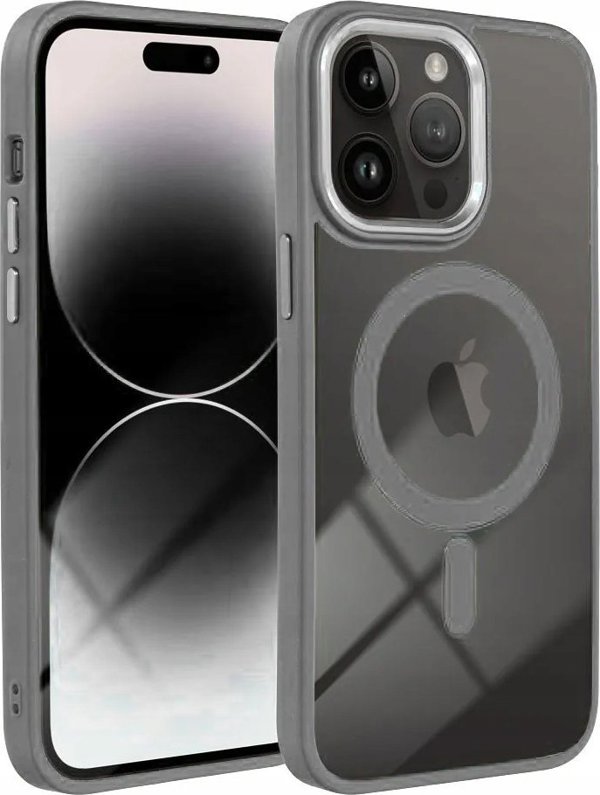 OEM Θήκη COLOR EDGE MAG COVER συμβατή με MagSafe για IPHONE 15 Pro τιτάνιο γκρι