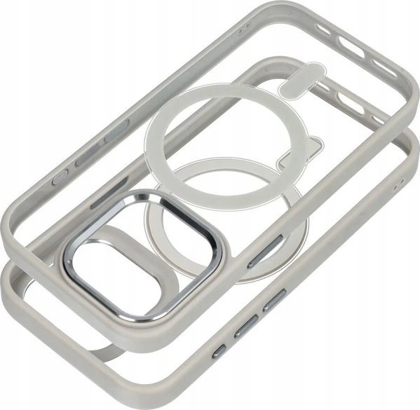 OEM Θήκη COLOR EDGE MAG COVER συμβατή με MagSafe για IPHONE 15 Pro τιτάνιο γκρι