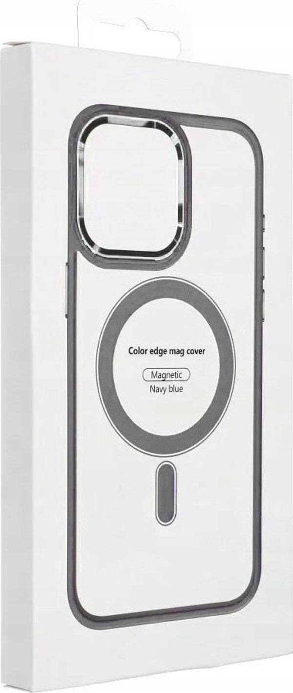 OEM Θήκη COLOR EDGE MAG COVER συμβατή με MagSafe για IPHONE 15 Pro τιτάνιο γκρι