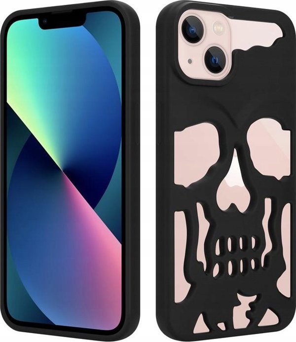 OEM ΘΗΚΗ ΚΡΑΝΙΟ IPHONE 14 PLUS, ΜΑΤ ΜΑΥΡΟ / CZARNY