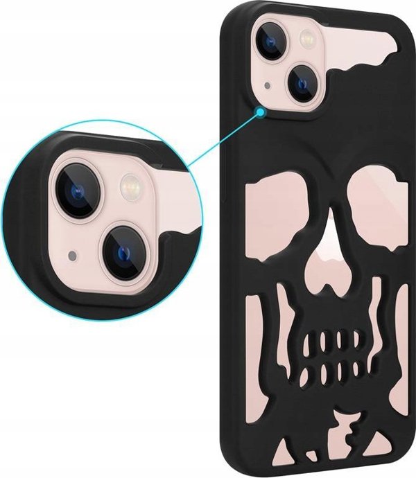 OEM ΘΗΚΗ ΚΡΑΝΙΟ IPHONE 14 PLUS, ΜΑΤ ΜΑΥΡΟ / CZARNY