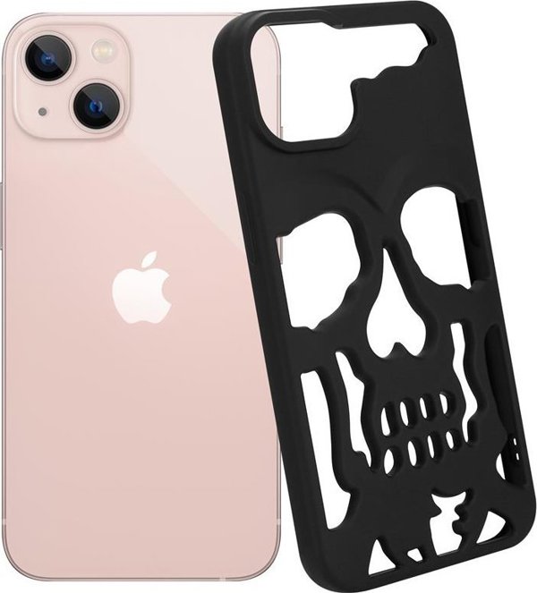 OEM ΘΗΚΗ ΚΡΑΝΙΟ IPHONE 14 PLUS, ΜΑΤ ΜΑΥΡΟ / CZARNY