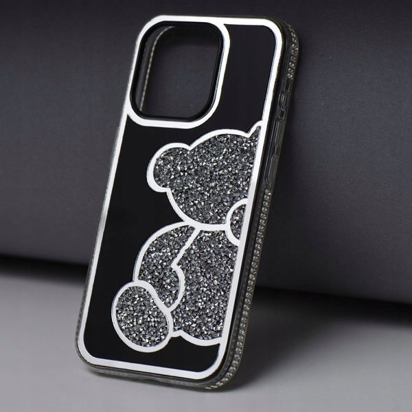 OEM Θήκη TEDDY BEAR για IPHONE 14 Pro Max ασημί