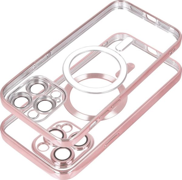OEM Θήκη ELECTRO MAG COVER συμβατή με MagSafe για IPHONE 14 ροζ χρυσό