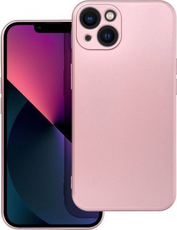 OEM Θήκη METALLIC για IPHONE 13 ροζ