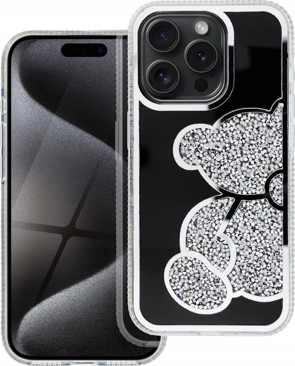 OEM Θήκη TEDDY BEAR για IPHONE 14 ασημί