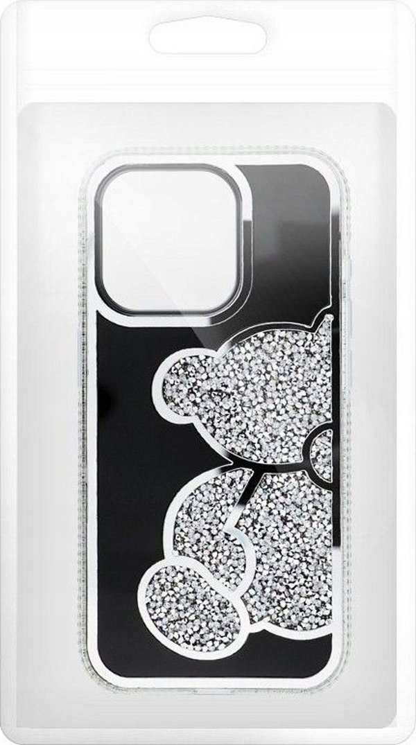OEM Θήκη TEDDY BEAR για IPHONE 14 ασημί