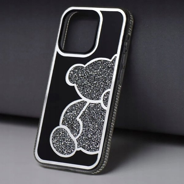 OEM Θήκη TEDDY BEAR για IPHONE 14 ασημί