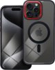 OEM Θήκη COLOR EDGE MAG COVER συμβατή με MagSafe για IPHONE 15 Pro Max μαύρο κόκκινο