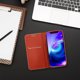 OEM Kabura LUNA Book Gold do SAMSUNG A54 5G czerwony