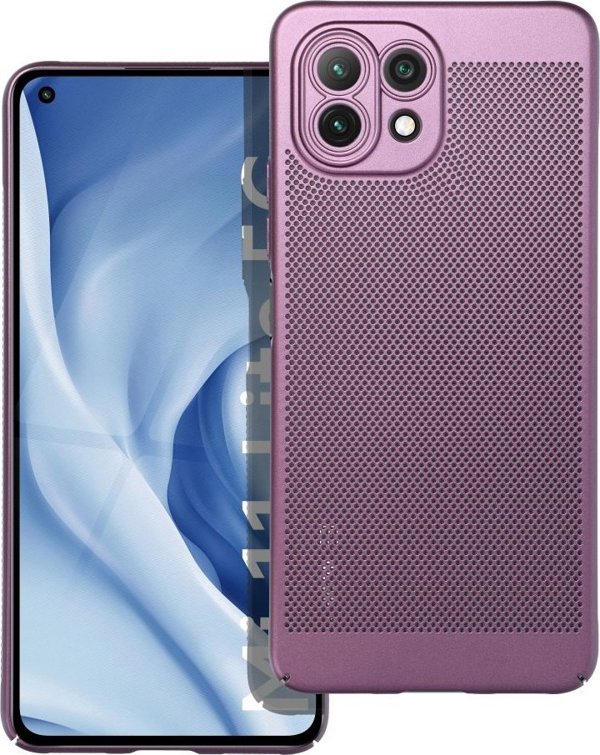OEM Θήκη BREEZY για XIAOMI Mi 11 Lite 5G / Mi 11 Lite LTE 4G / Mi 11 Lite NE μωβ
