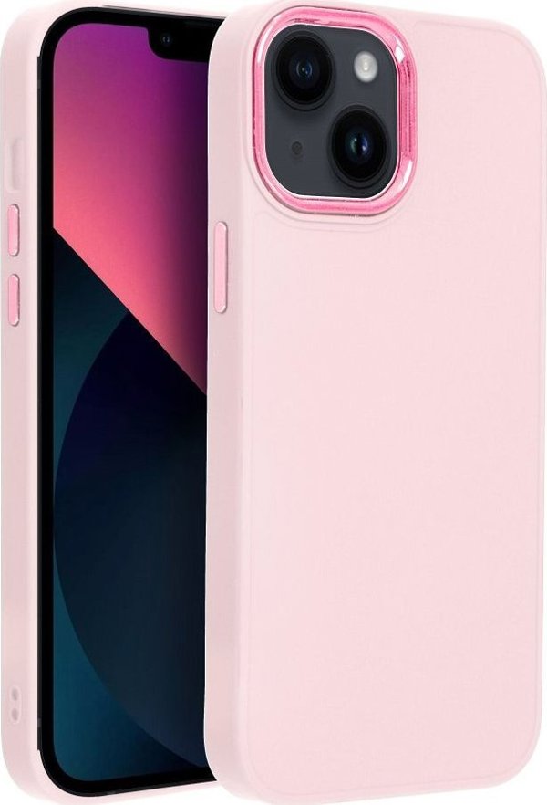 OEM Θήκη FRAME για IPHONE 13 Mini σε απαλό ροζ