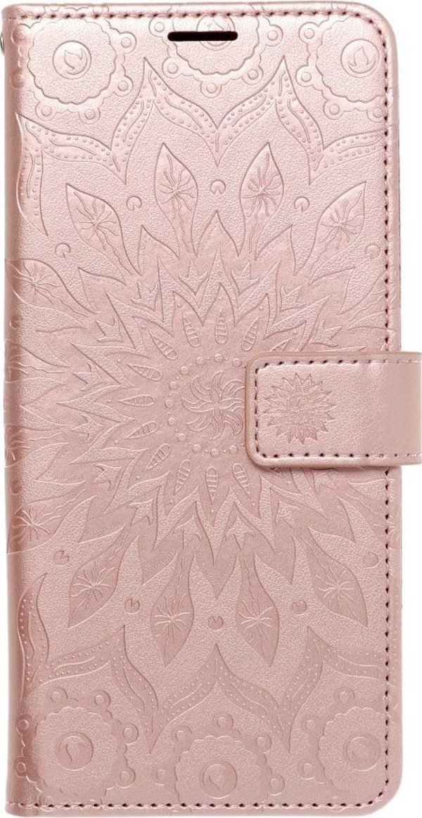 OEM Θήκη MEZZO Book για SAMSUNG S23 mandala ροζ χρυσό