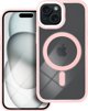 OEM Θήκη COLOR EDGE MAG COVER συμβατή με MagSafe για IPHONE 15 ροζ