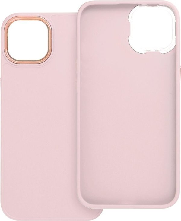 OEM Θήκη FRAME για IPHONE 13 ροζ πούδρα