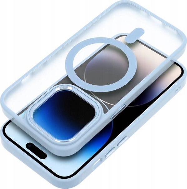 OEM Θήκη MATTE MAG COVER συμβατή με MagSafe για IPHONE 16 Plus μπλε