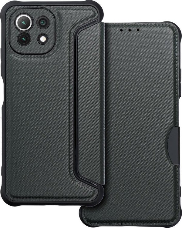 OEM Καμπύρα RAZOR Book για το XIAOMI Mi 11 Lite 5G / Mi 11 Lite LTE ( 4G ) / Mi 11 Lite NE μαύρο
