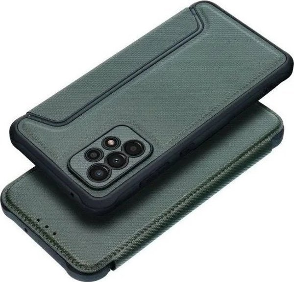 OEM Καμπουρά RAZOR Book για SAMSUNG A52 5G / A52 LTE ( 4G ) / A52s 5G σκούρο πράσινο