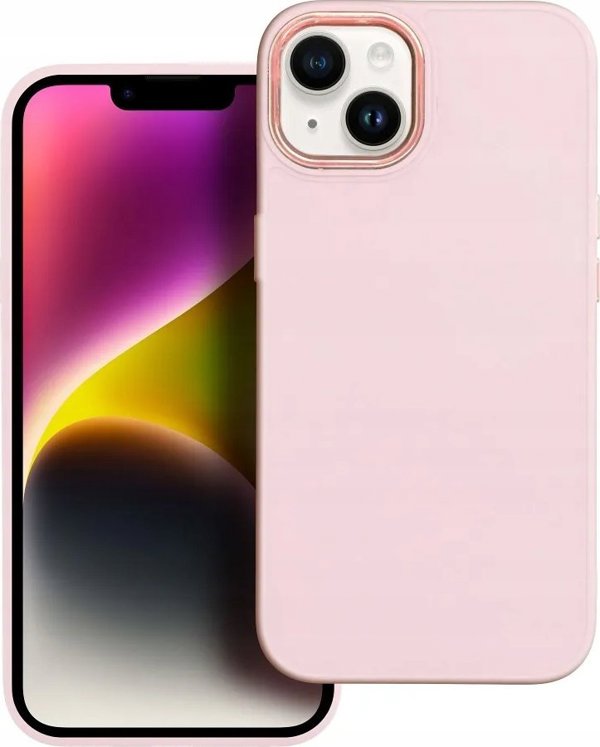 OEM Θήκη FRAME για SAMSUNG A15 4G / A15 5G σε πουδρέ ροζ
