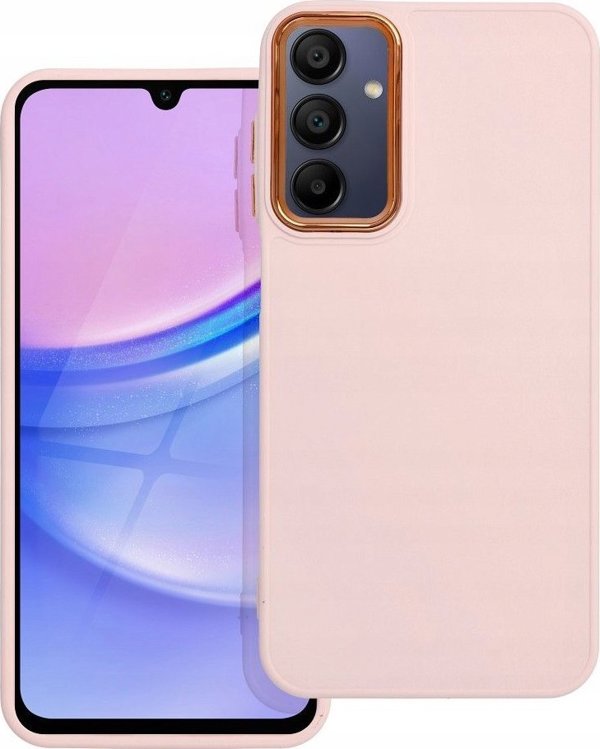 OEM Θήκη FRAME για SAMSUNG A15 4G / A15 5G σε πουδρέ ροζ
