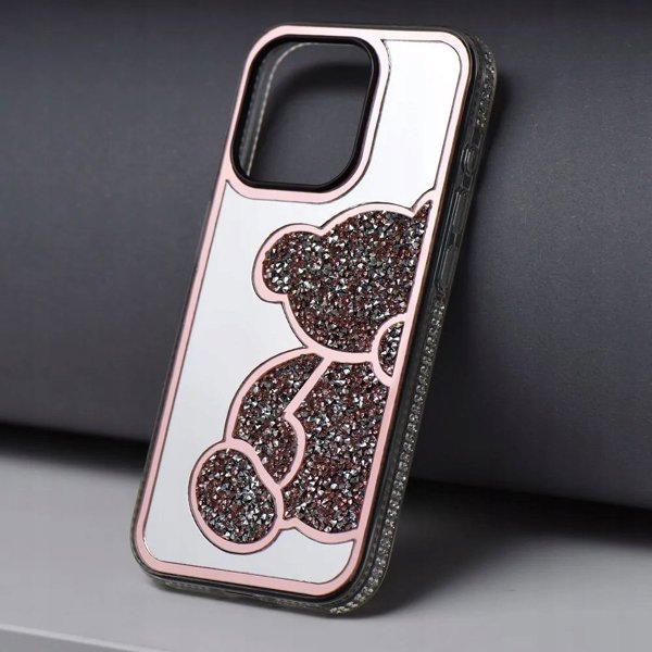 OEM Θήκη TEDDY BEAR για IPHONE 16 ροζ
