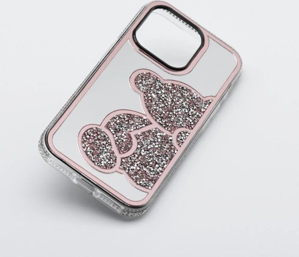 OEM Θήκη TEDDY BEAR για IPHONE 16 ροζ