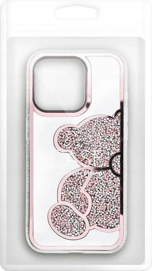 OEM Θήκη TEDDY BEAR για IPHONE 16 ροζ