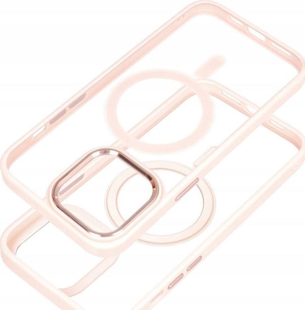 OEM Θήκη COLOR EDGE MAG COVER συμβατή με MagSafe για IPHONE 16 Pro Max ροζ