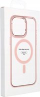 OEM Θήκη COLOR EDGE MAG COVER συμβατή με MagSafe για IPHONE 16 Pro Max ροζ