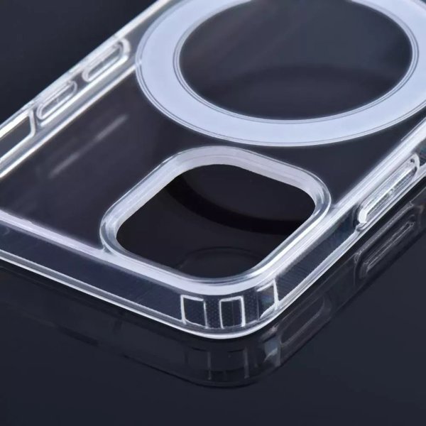 OEM Θήκη CLEAR MAG COVER συμβατή με MagSafe για IPHONE 14 διαφανής