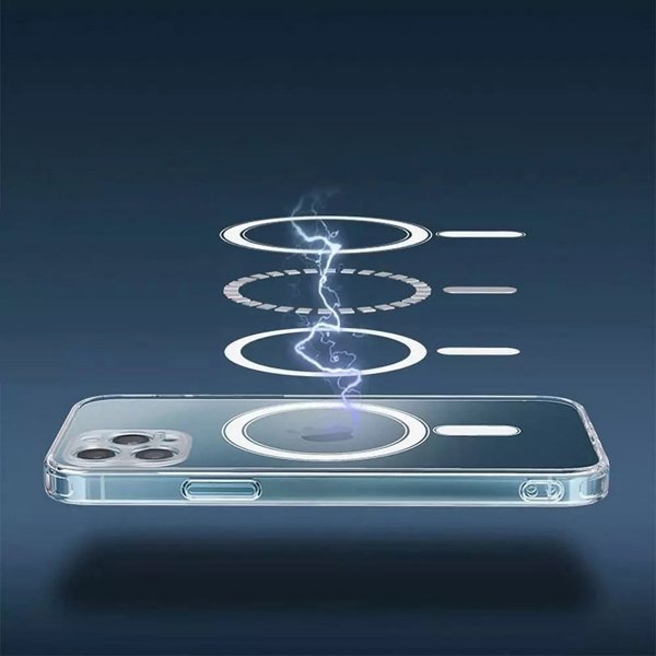 OEM Θήκη CLEAR MAG COVER συμβατή με MagSafe για IPHONE 14 διαφανής
