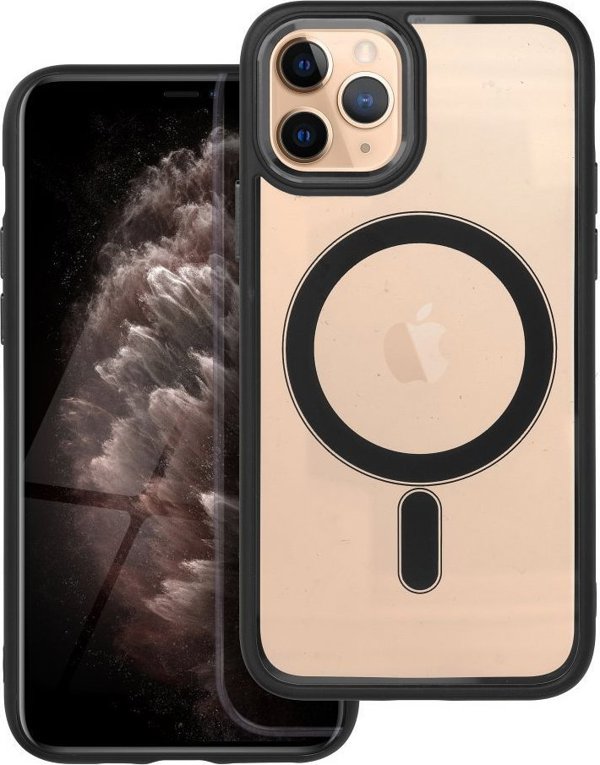 OEM Θήκη COLOR EDGE MAG COVER συμβατή με MagSafe για IPHONE 11 Pro μαύρο