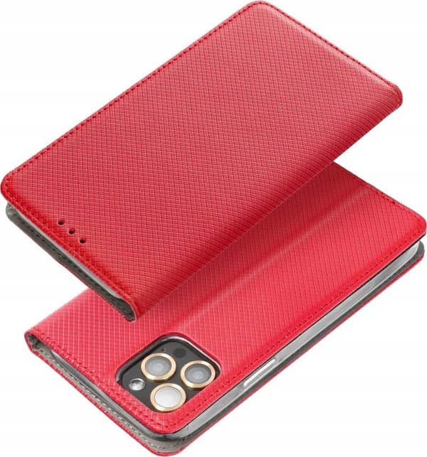 OEM Kabura SMART CASE Βιβλίο για MOTOROLA Edge 50 Fusion κόκκινο