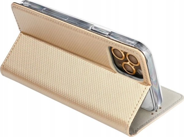 OEM Kabura SMART CASE Βιβλίο για XIAOMI Redmi Note 13 Pro 4G χρυσό