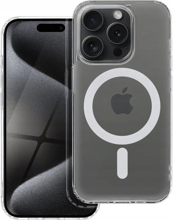 OEM Θήκη FROST MAG COVER συμβατή με MagSafe για IPHONE 12 Pro Max διαφανής