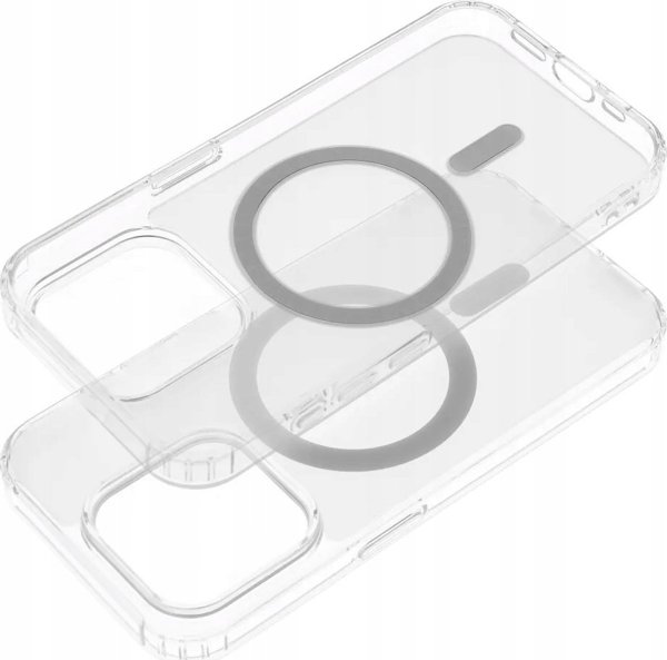 OEM Θήκη FROST MAG COVER συμβατή με MagSafe για IPHONE 12 Pro Max διαφανής