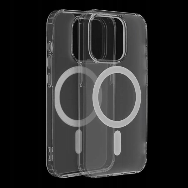 OEM Θήκη FROST MAG COVER συμβατή με MagSafe για IPHONE 12 Pro Max διαφανής