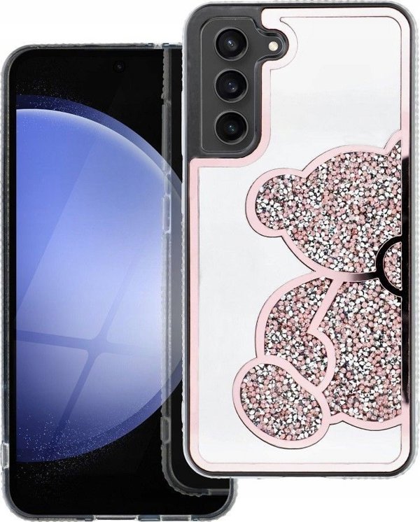 OEM Θήκη TEDDY BEAR για SAMSUNG S24 ροζ