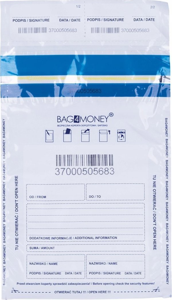Ασφαλής φάκελος Office Products, M5, 150x220mm, 50τμχ., λευκός